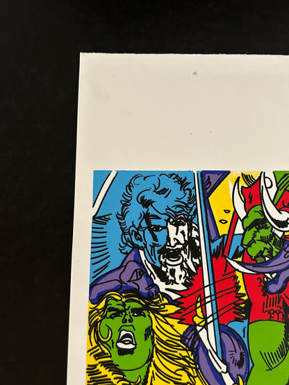 Sérigraphie, Histoire de Lille, Erro, 90s