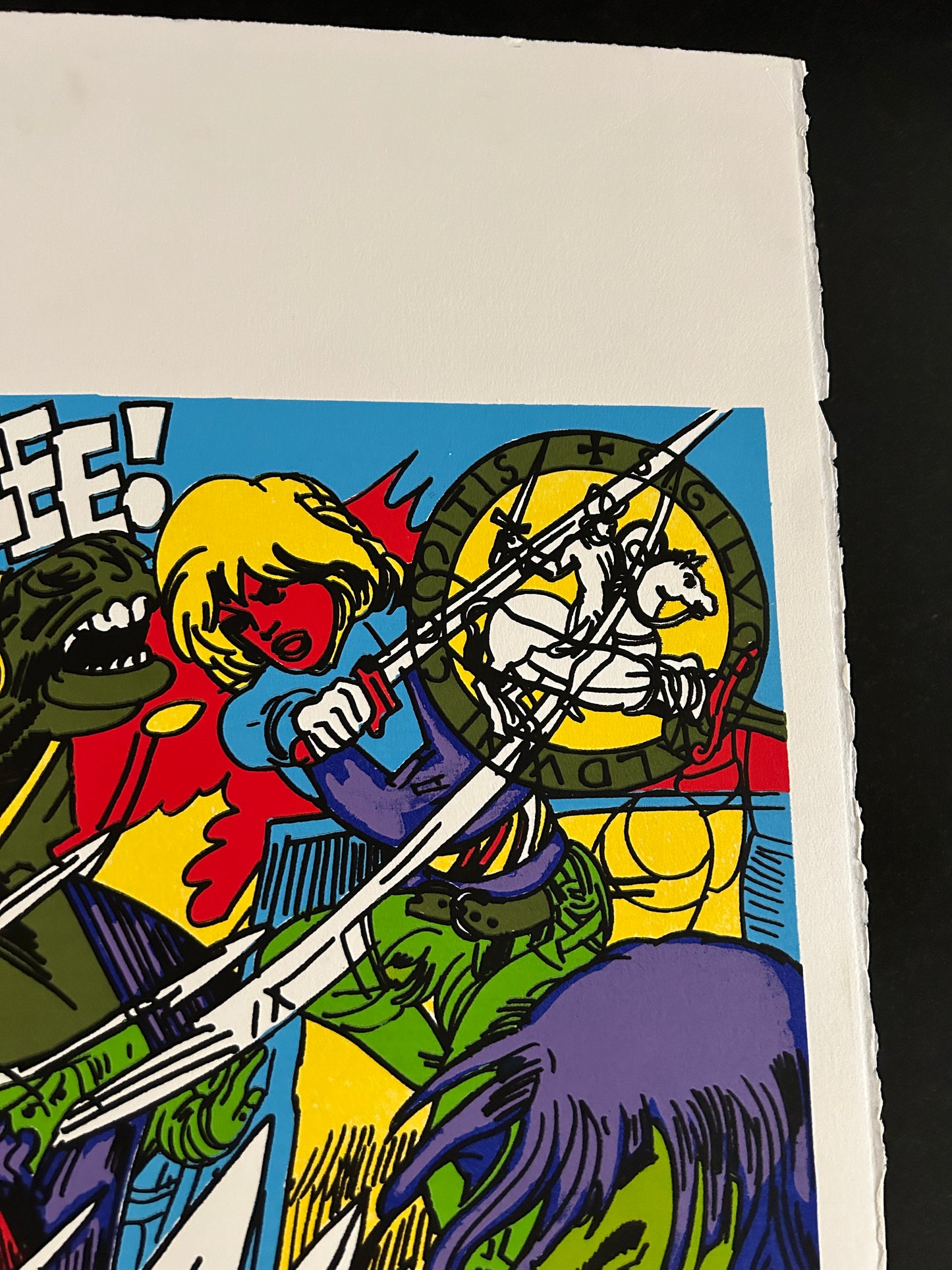 Sérigraphie, Histoire de Lille, Erro, 90s