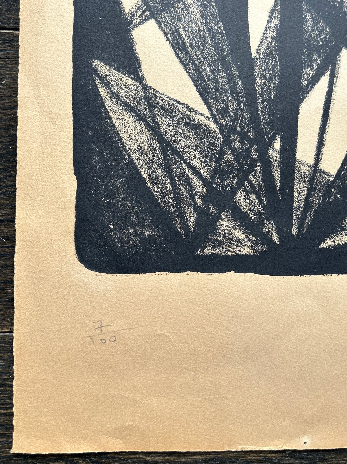 Lithographie abstraite, Emile Gilioli, 70s