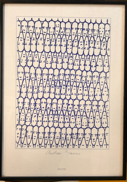 Lithographies " Genetic Tales " par Andrea Branzi, Alessi, 1998