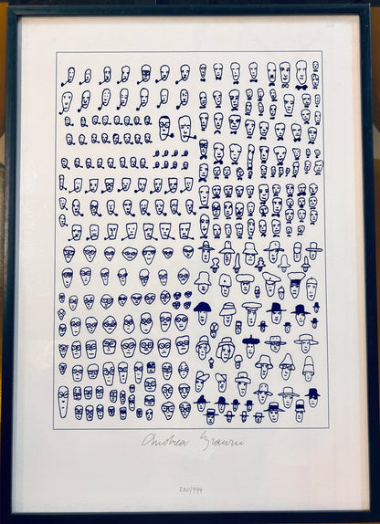 Lithographies " Genetic Tales " par Andrea Branzi, Alessi, 1998