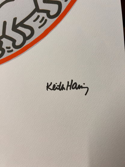 Sérigraphie Keith HARING, Dragon infini,