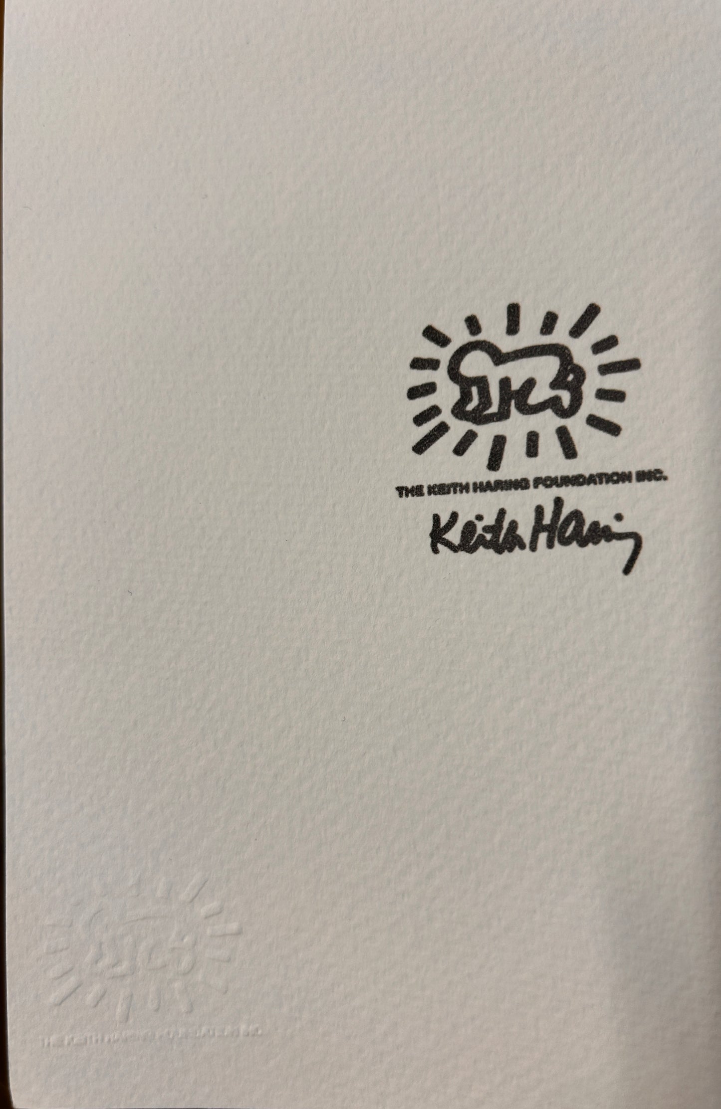 Sérigraphie Keith HARING, Dragon infini,
