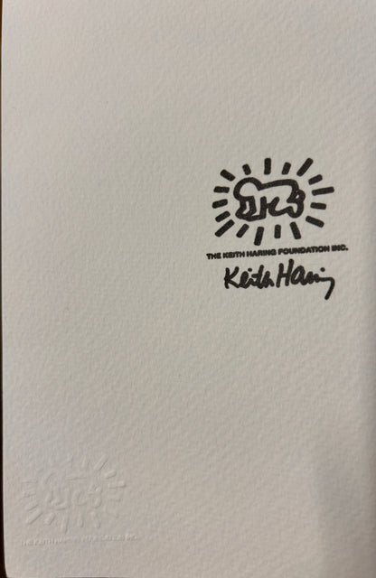 Sérigraphie Keith HARING, Dragon infini,