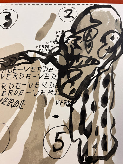 Lithographie Antonio Segui, Argentina, 80s