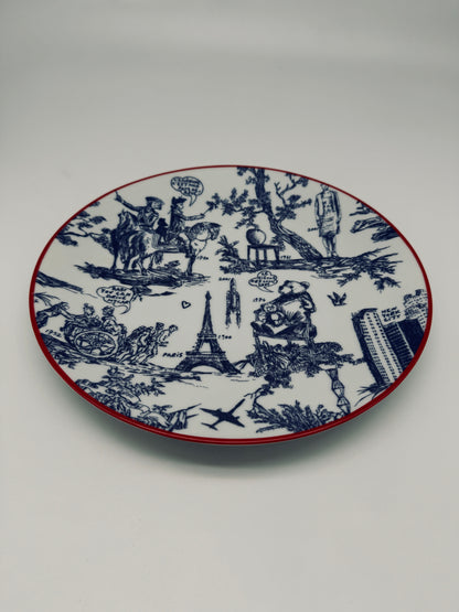 Ensemble de 6 assiettes, JC de Castelbajac, Deshoulieres