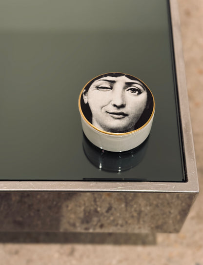 Boîte en porcelaine, Piero Fornasetti, Rosenthal, 80s