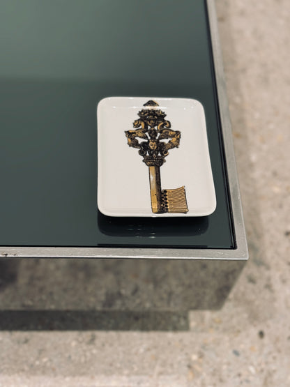 Vide poche, motif clef, Piero Fornasetti, 80s