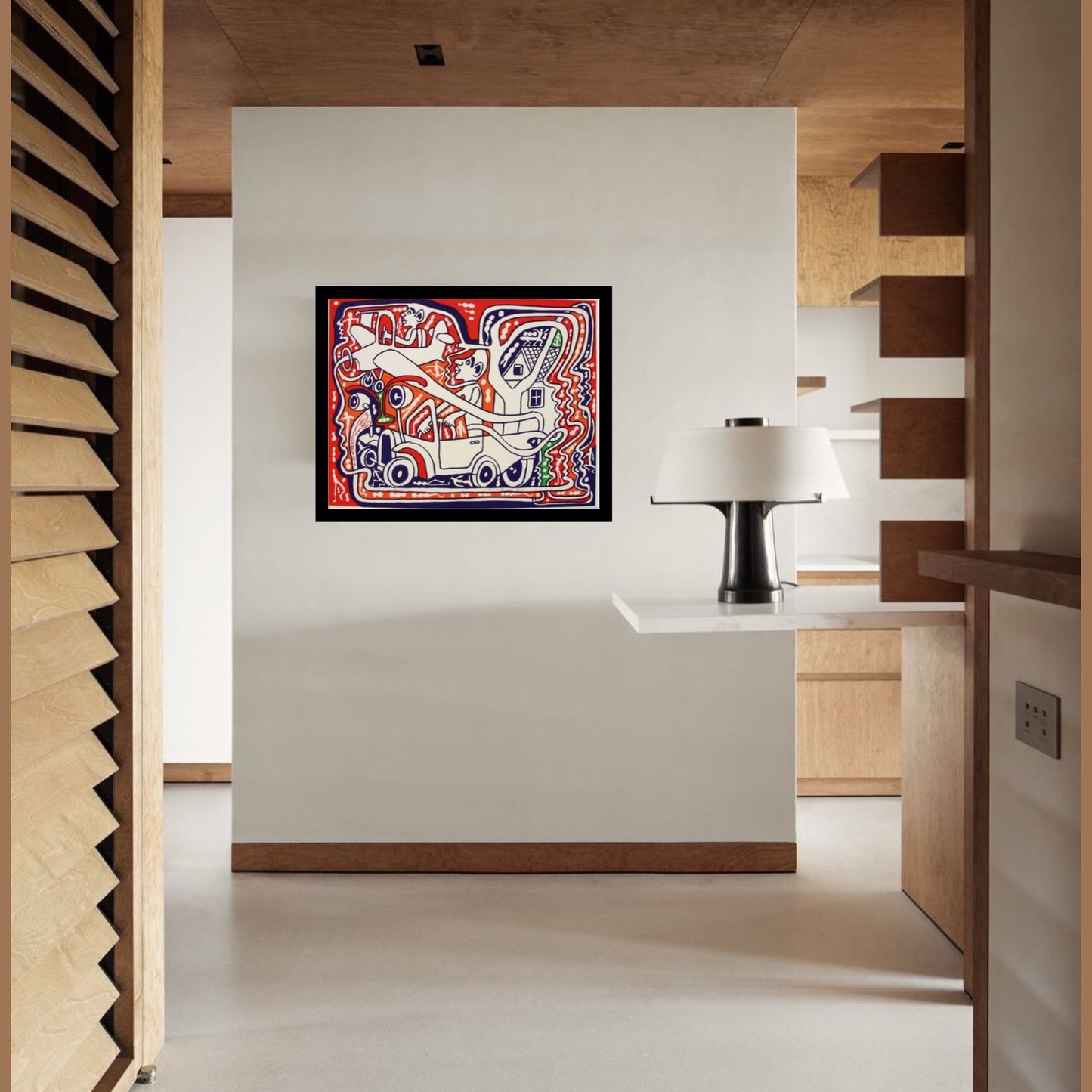 Sérigraphie "Voiture", Yvon Taillandier, 2010