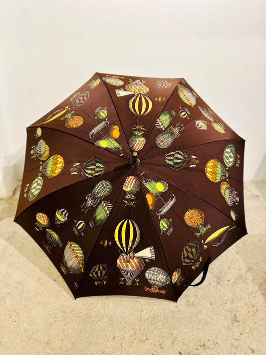 Parapluie, Piero Fornasetti, "mongolfières", 80s