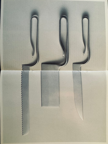 Couteau hache, Enzo Mari, Smith&Smith, Zani&Zani, 1986