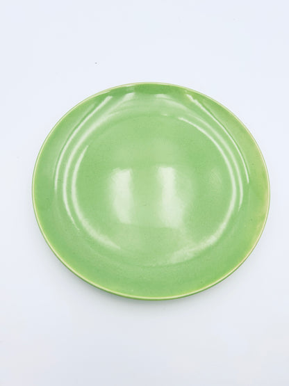 Service à café en céramique émaillée verte, Colette Gueden, Primavera France, 60s