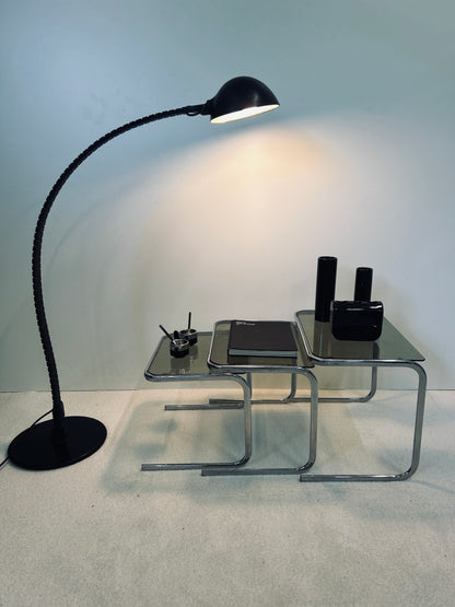 Lampadaire sur pied, Flex Calotta, Elio Martinelli, Martinelli Luce, 80s