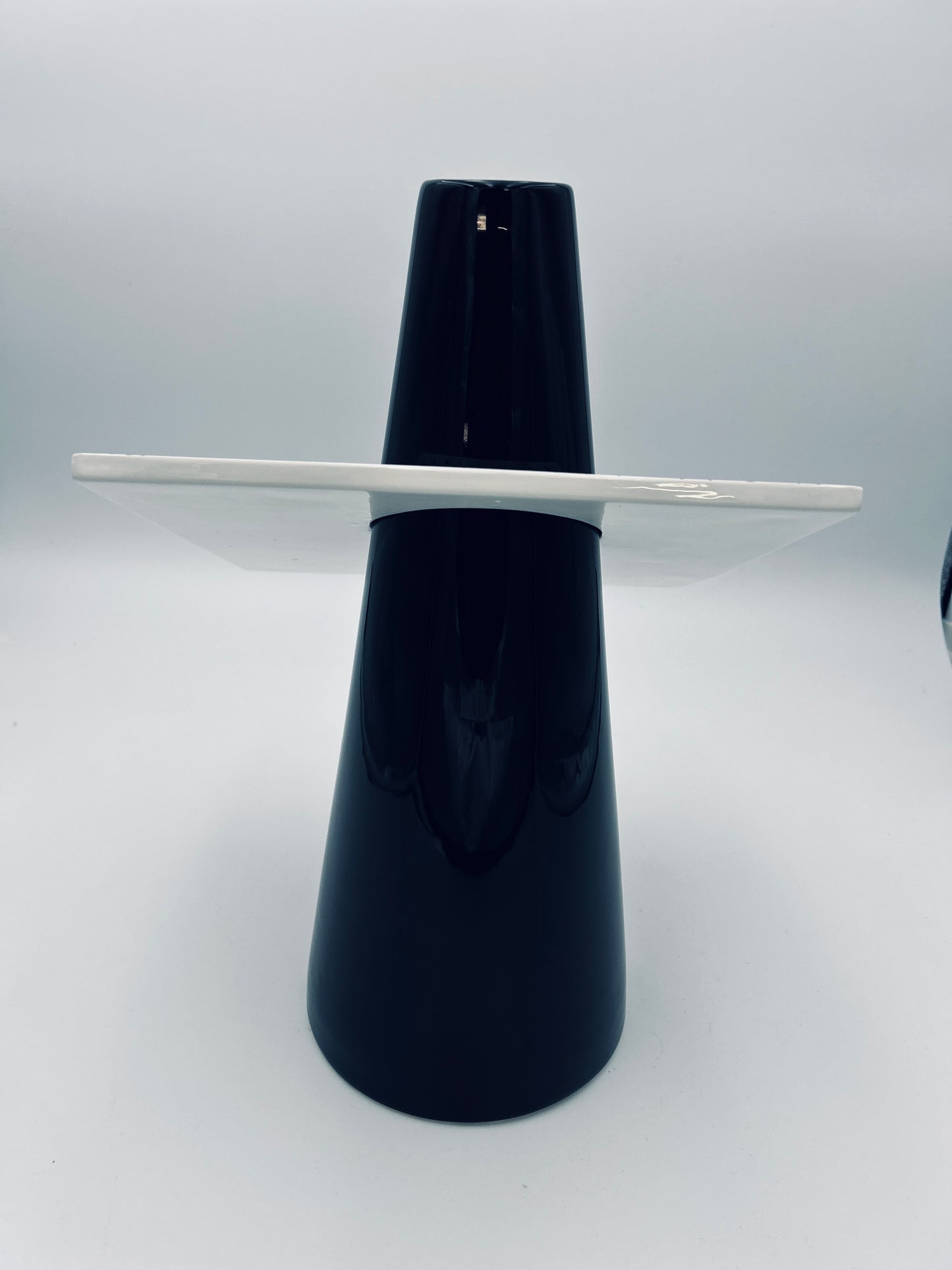 Vase noir colletto blanche, Alessandro Mendini, Superego, 2006