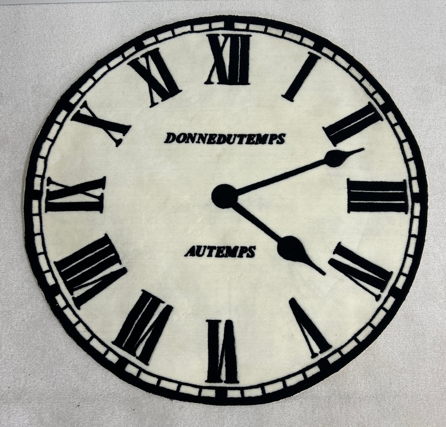 Tapis Clock, JC de Castelbajac pour Toulemonde Bochart, 90s