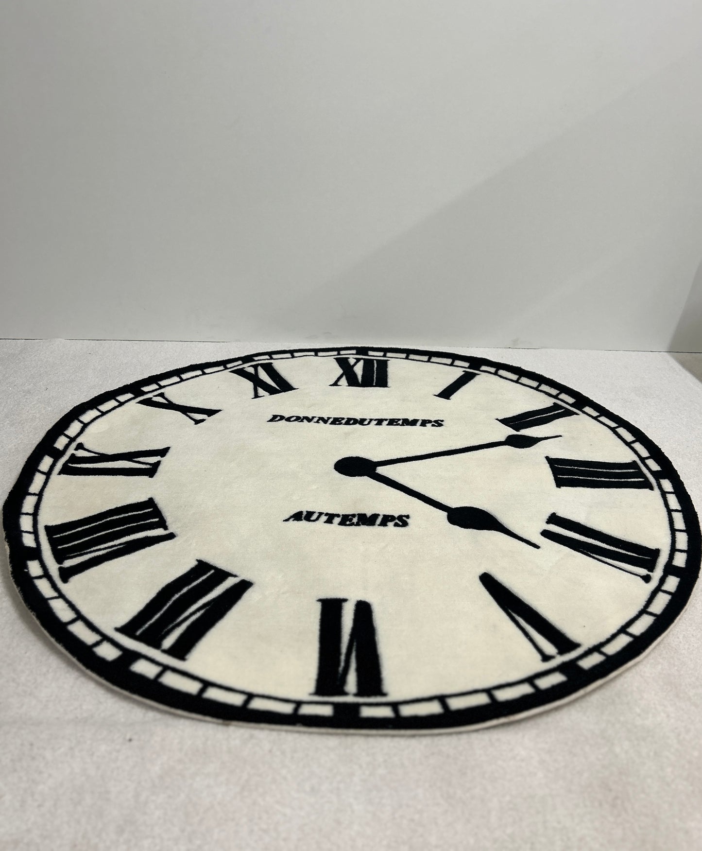Tapis Clock, JC de Castelbajac pour Toulemonde Bochart, 90s