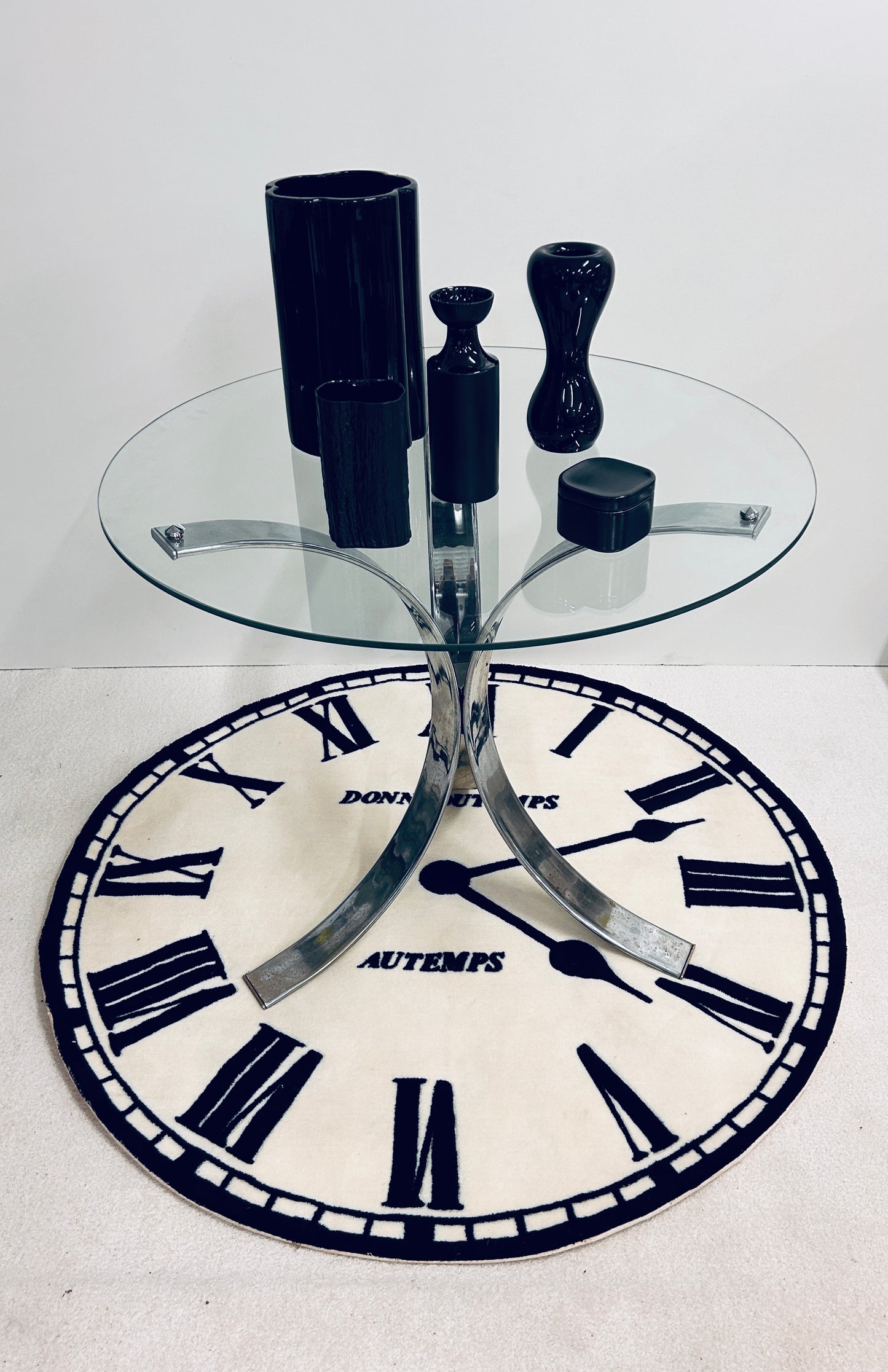 Tapis Clock, JC de Castelbajac pour Toulemonde Bochart, 90s