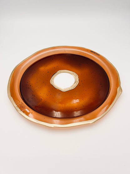 Plateau en résine souple de Gaetano Pesce, Fish design, 90s