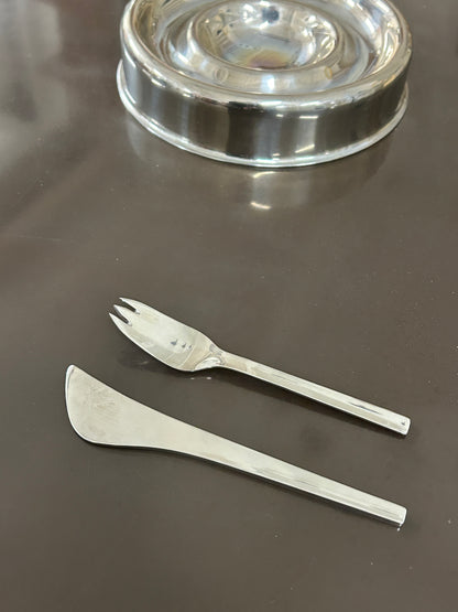 Couverts à poisson, Tuja, Georg Jensen, Danemark, 70s