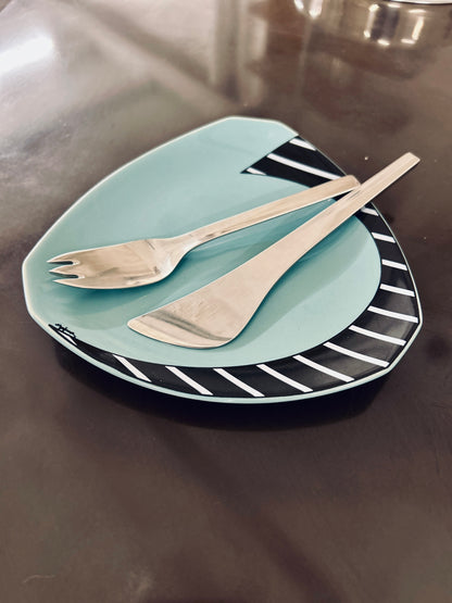 Couverts à poisson, Tuja, Georg Jensen, Danemark, 70s