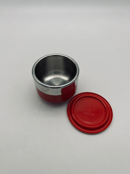 Set à café rouge et plateau, Morinox, Italie, 70s