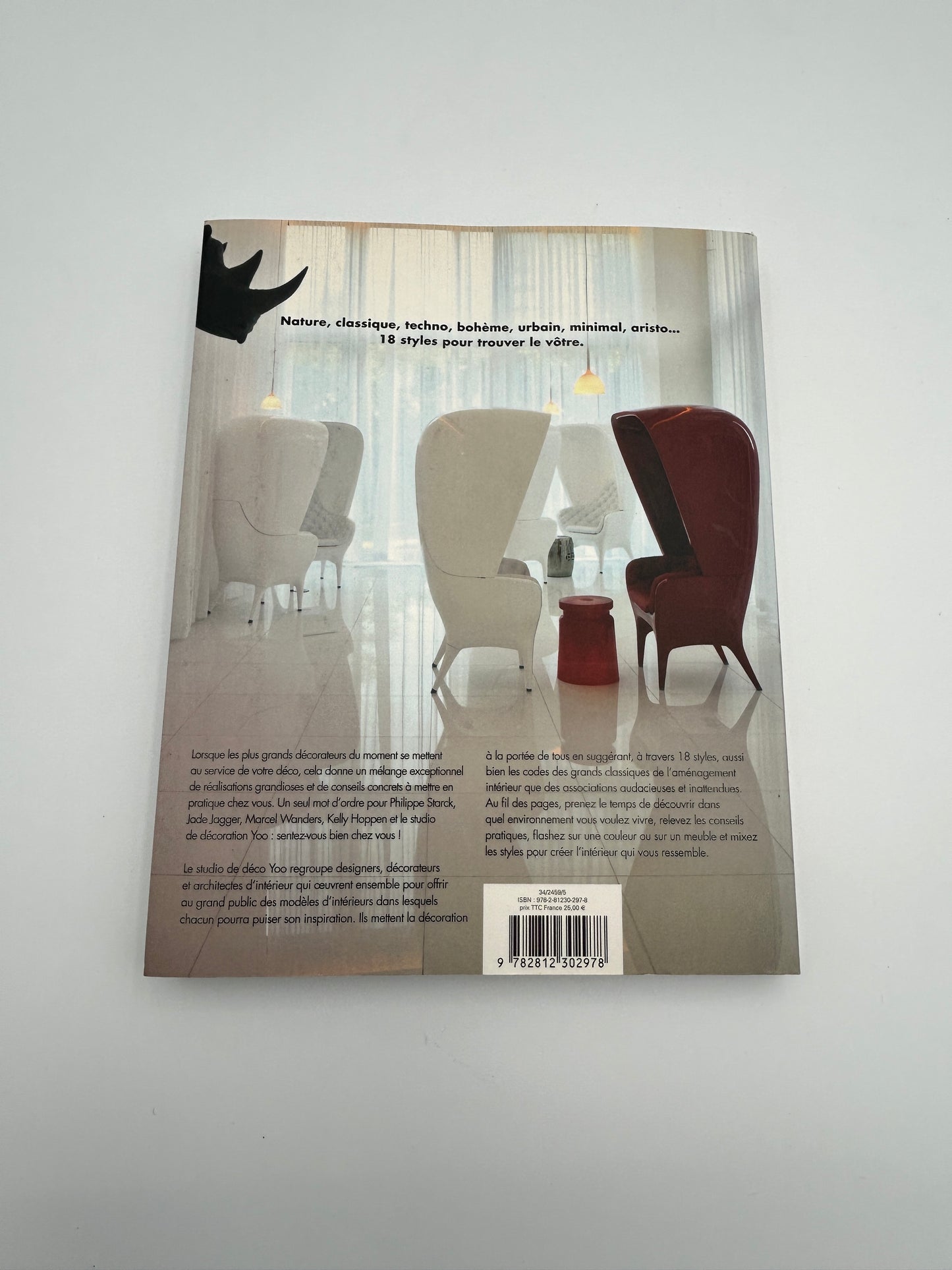 Livre "Intérieurs par" Yoo, éditions Chêne