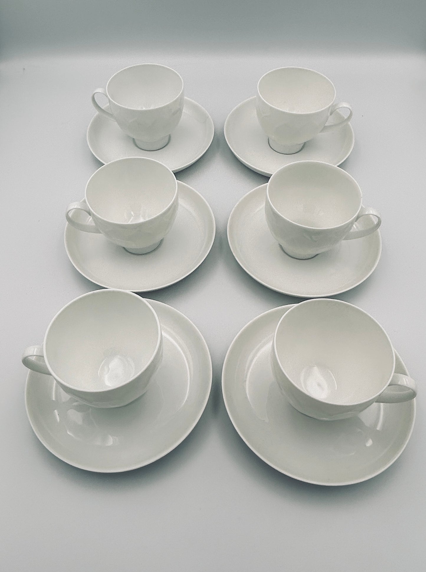Lotus coffee cups, Bjorn Wiinblad, Rosenthal, 70s