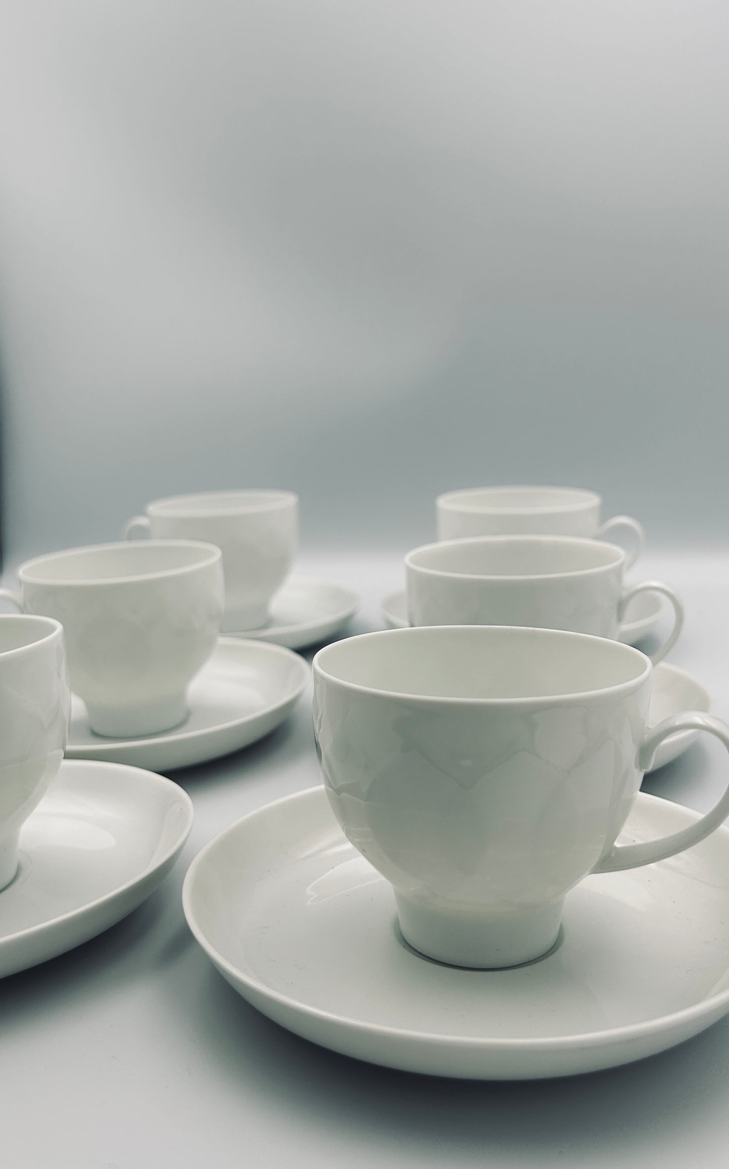 Lotus coffee cups, Bjorn Wiinblad, Rosenthal, 70s
