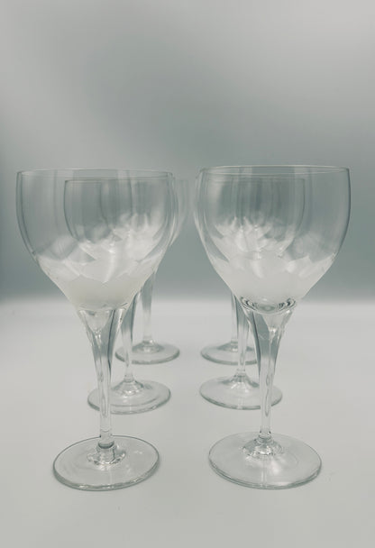 Verres à vin Lotus, Bjorn Wiinblad, Rosenthal, 70s