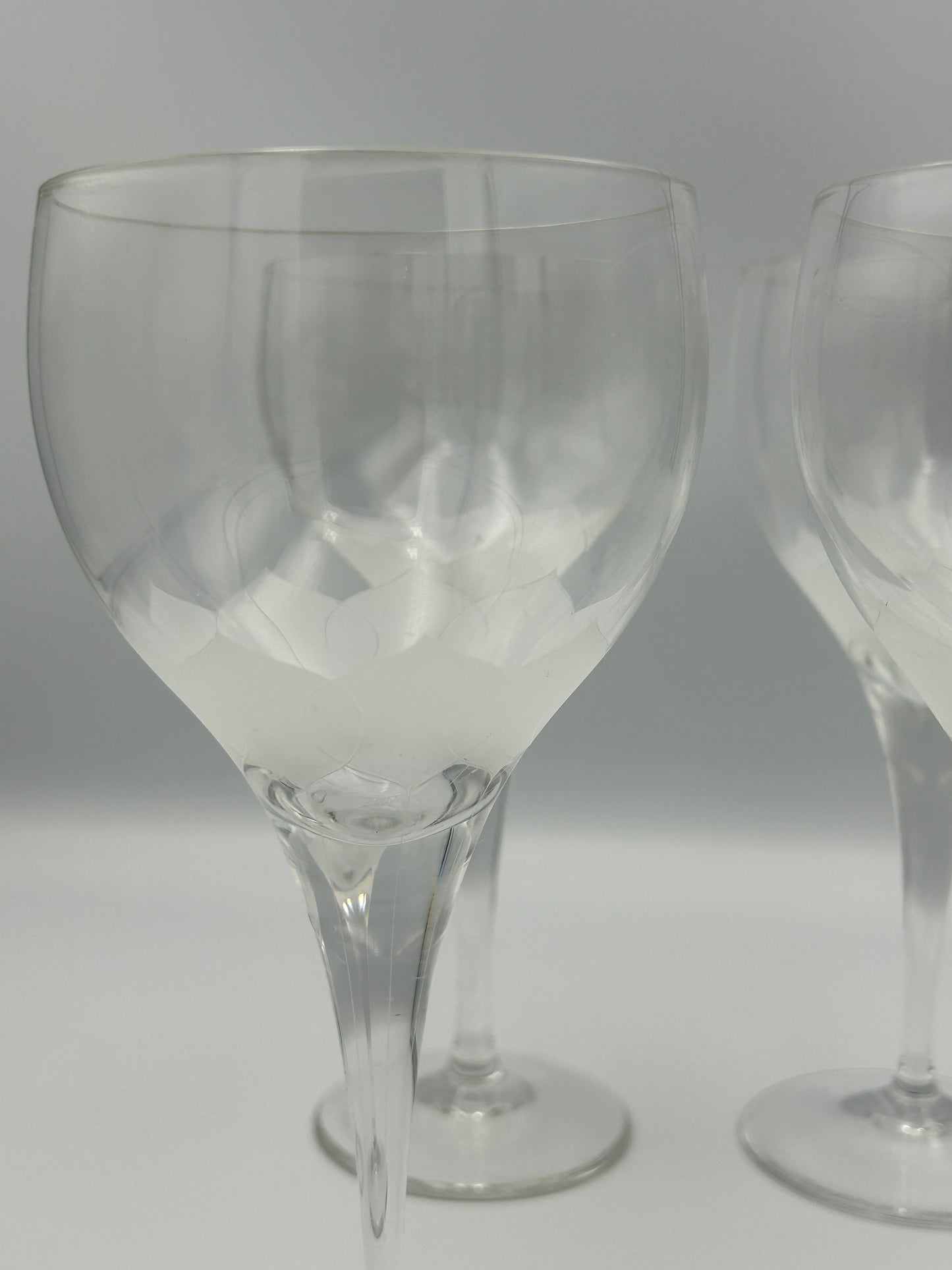 Verres à vin Lotus, Bjorn Wiinblad, Rosenthal, 70s
