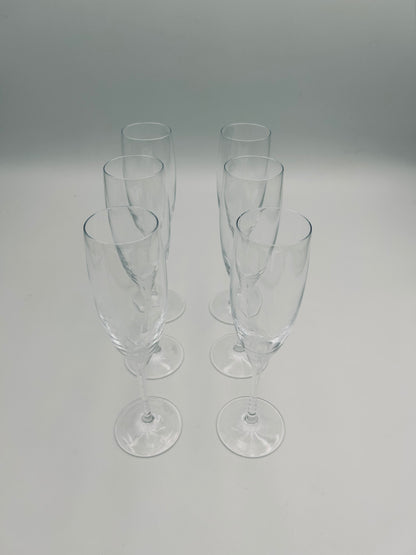 Flûtes a champagne en cristal, Rosenthal