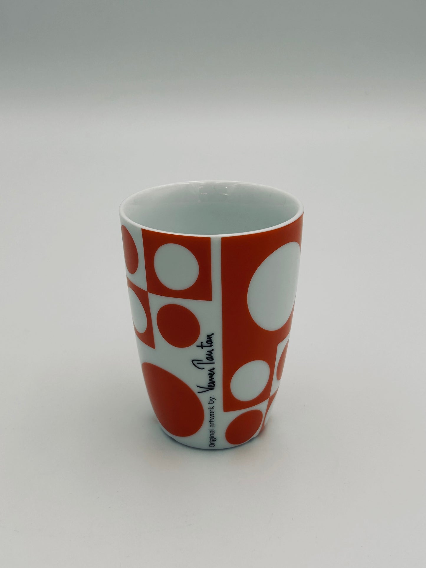 Verner Panton orange mug, Menu, 2000s