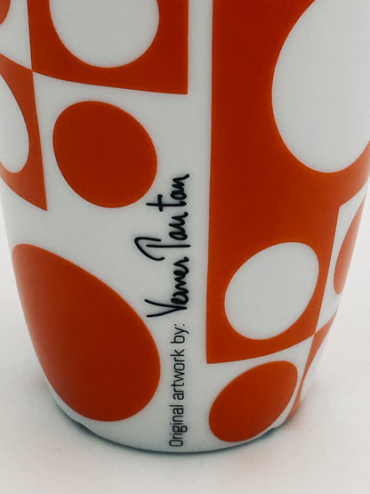 Verner Panton orange mug, Menu, 2000s