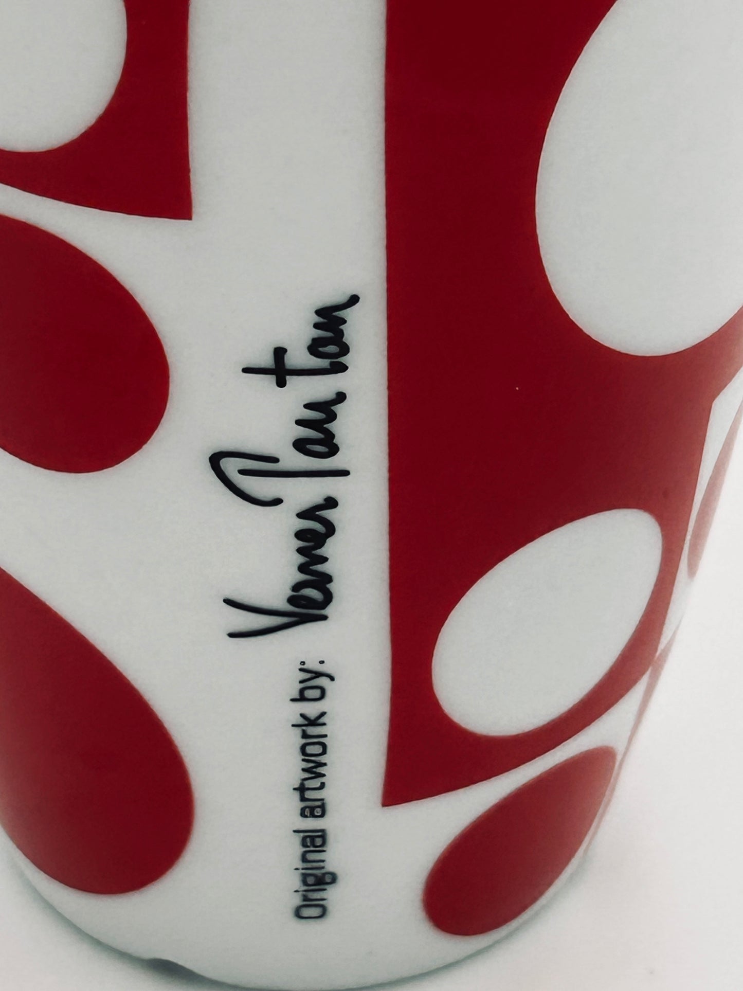 Mug rouge Verner Panton, Menu, 2000s