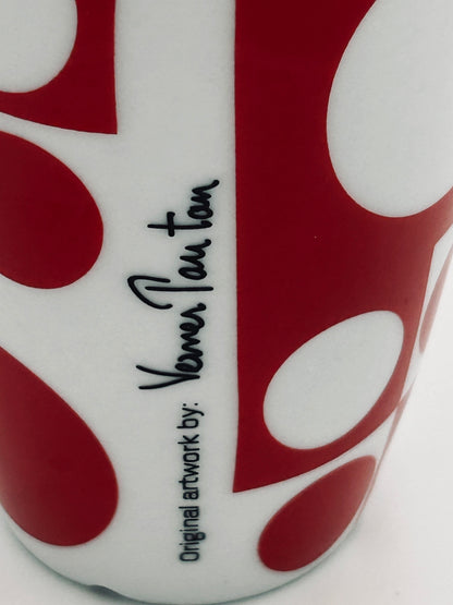 Mug rouge Verner Panton, Menu, 2000s