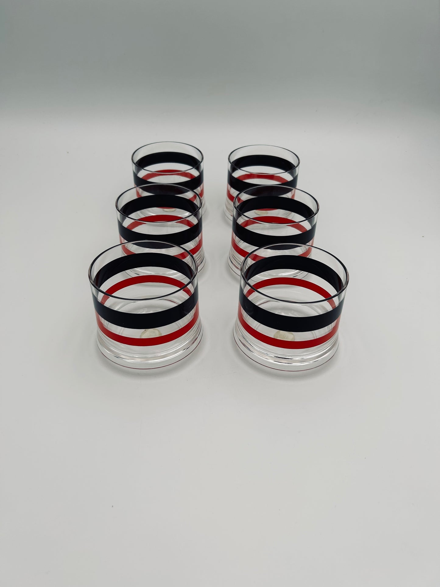 Verres à eau, Pagoda, Paolo Tilche, Guzzini, 70s