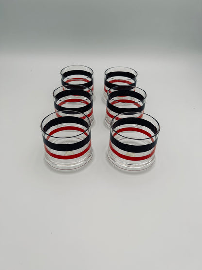 Verres à eau, Pagoda, Paolo Tilche, Guzzini, 70s