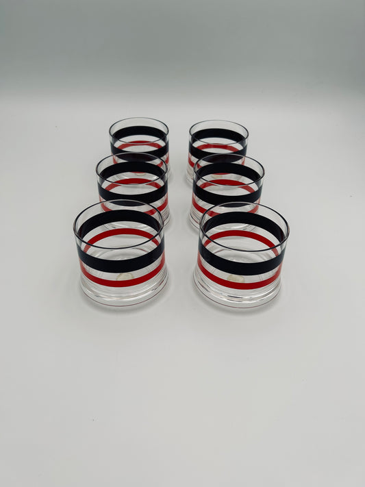 Verres à eau, Pagoda, Paolo Tilche, Guzzini, 70s