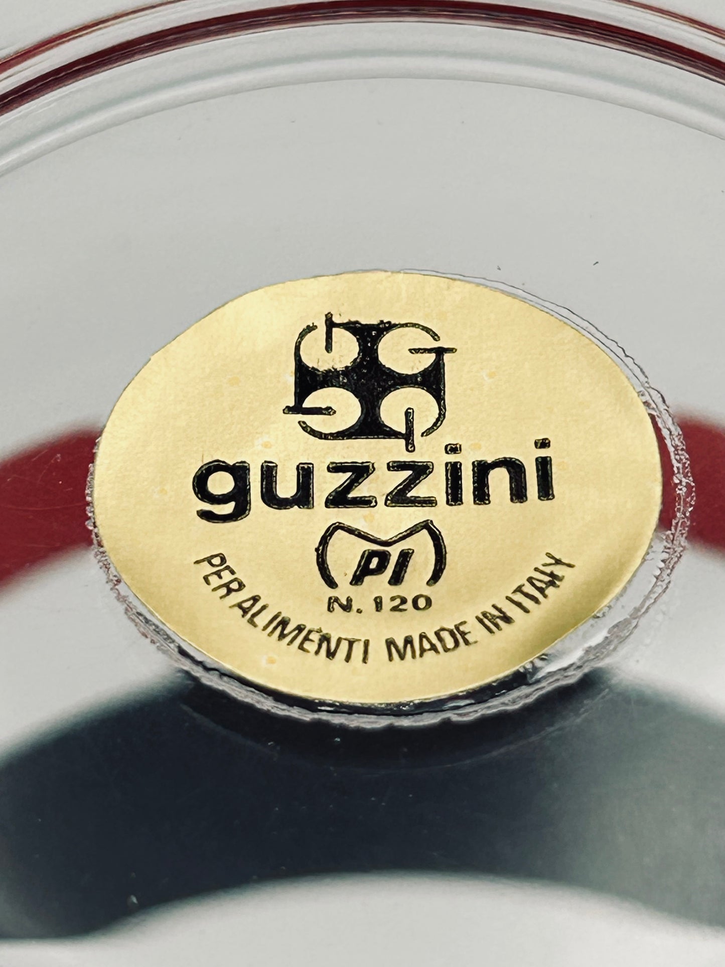 Verres à piscine Pagoda, modèle haut, Paolo Tilche, Guzzini 70s
