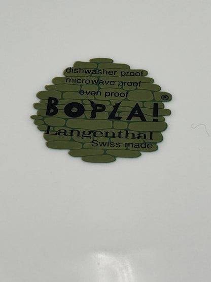 Assiettes pop motif licorne Bopla pour Langenthal, 2000s