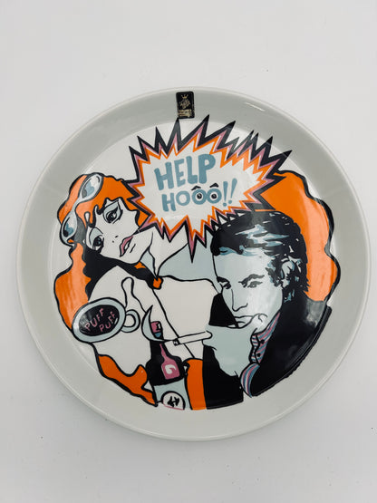 Assiettes de présentation Pop Dling, Franco Pozzi, Italie, 70s