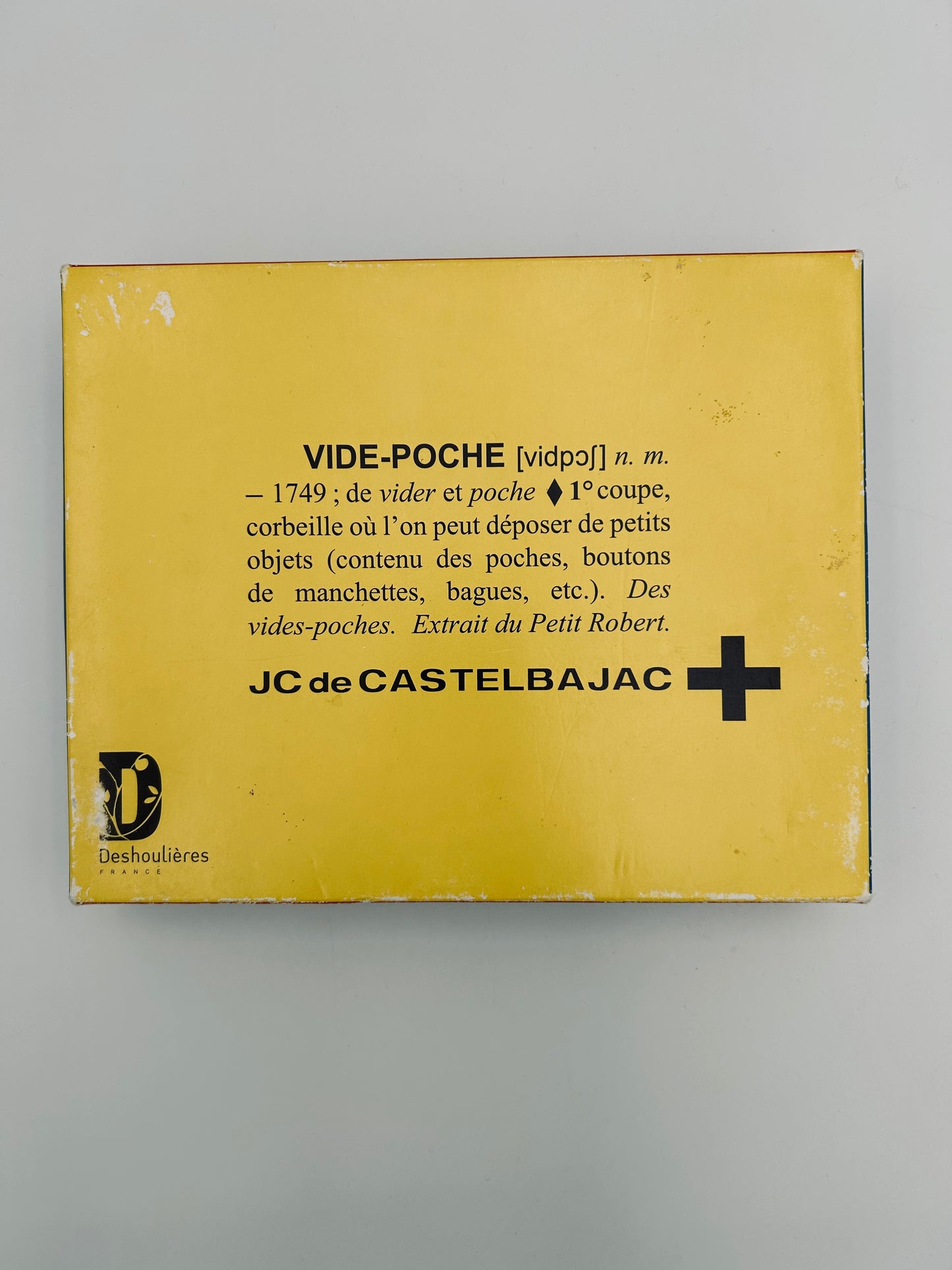 Vide-poches motif camouflage, JC de Castelbajac, maison Deshoulières, 2000s