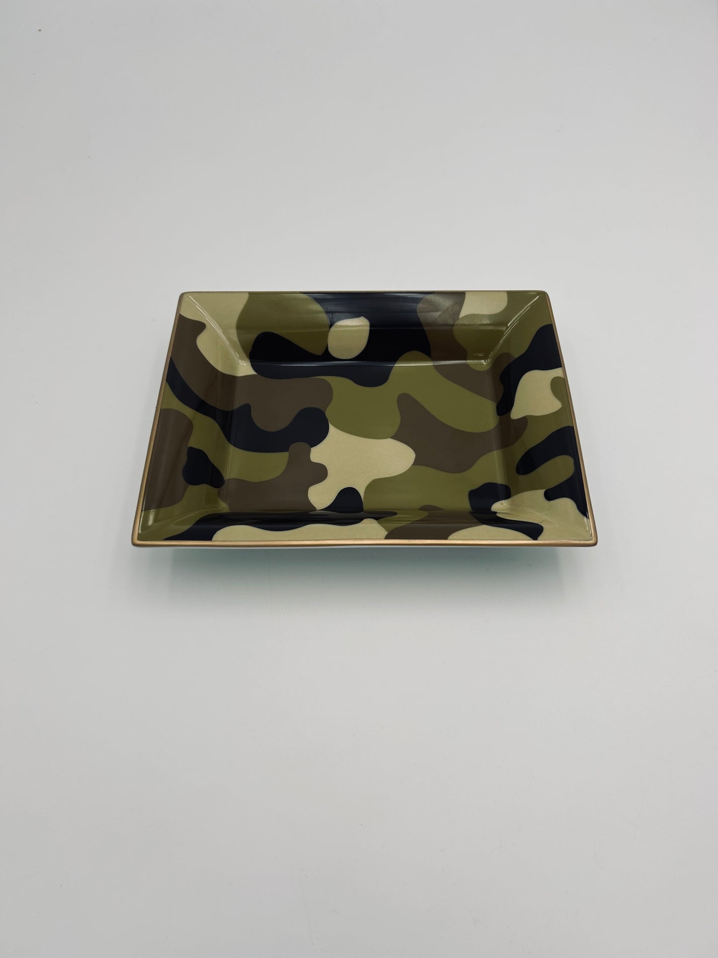 Vide-poches motif camouflage, JC de Castelbajac, maison Deshoulières, 2000s