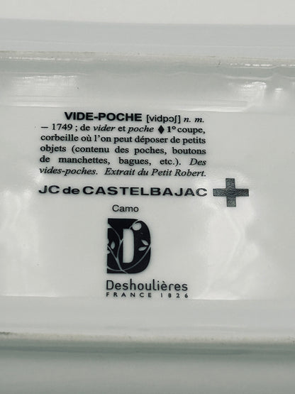 Vide-poches motif camouflage, JC de Castelbajac, maison Deshoulières, 2000s