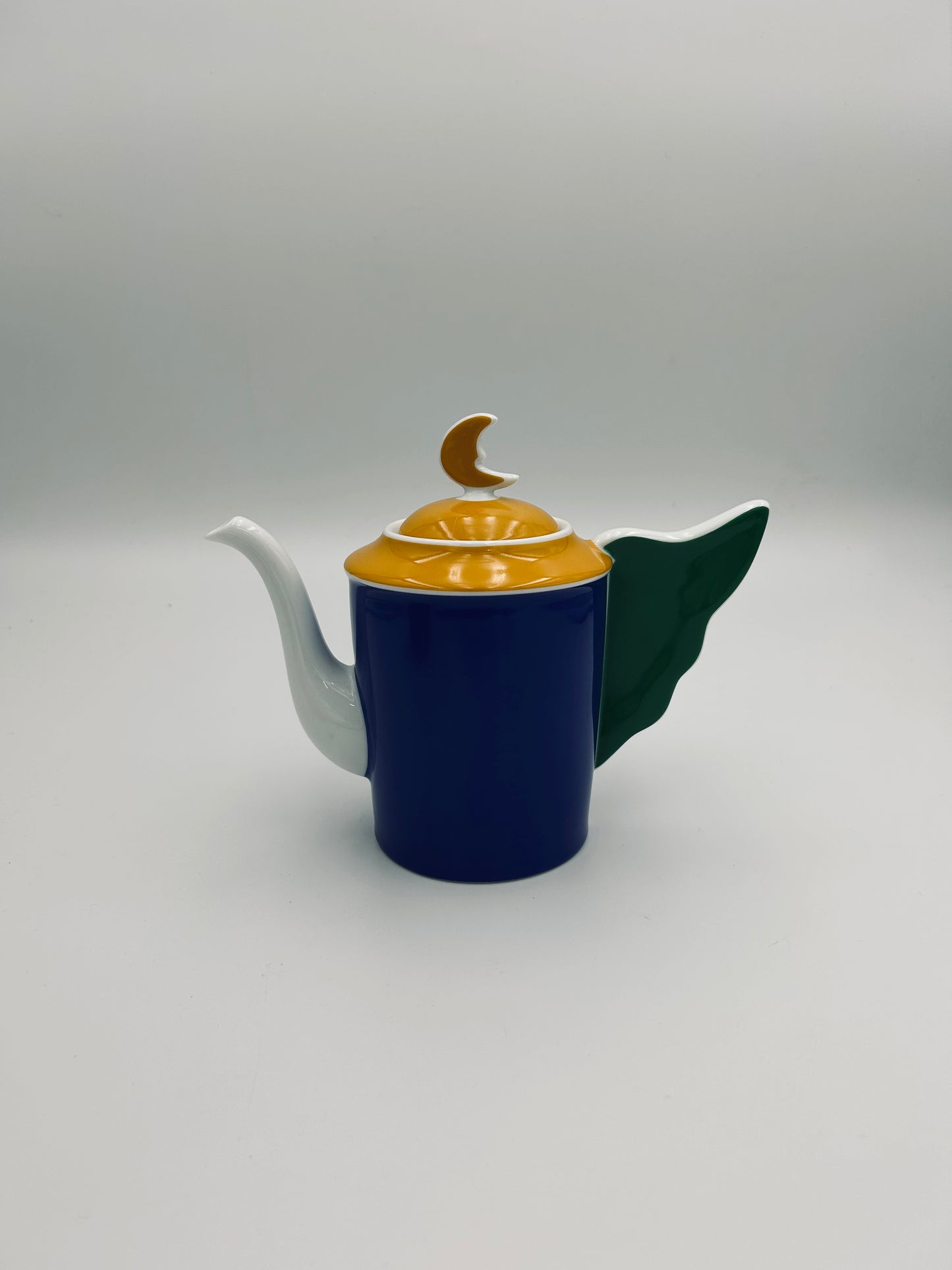 Teapot, sugar bowl and milk jug, JC de Castelbajac, Royal Limoges Manufactory, 2000s