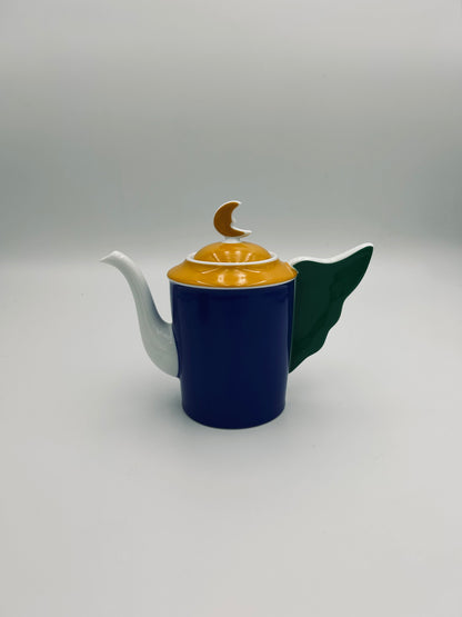 Teapot, sugar bowl and milk jug, JC de Castelbajac, Royal Limoges Manufactory, 2000s