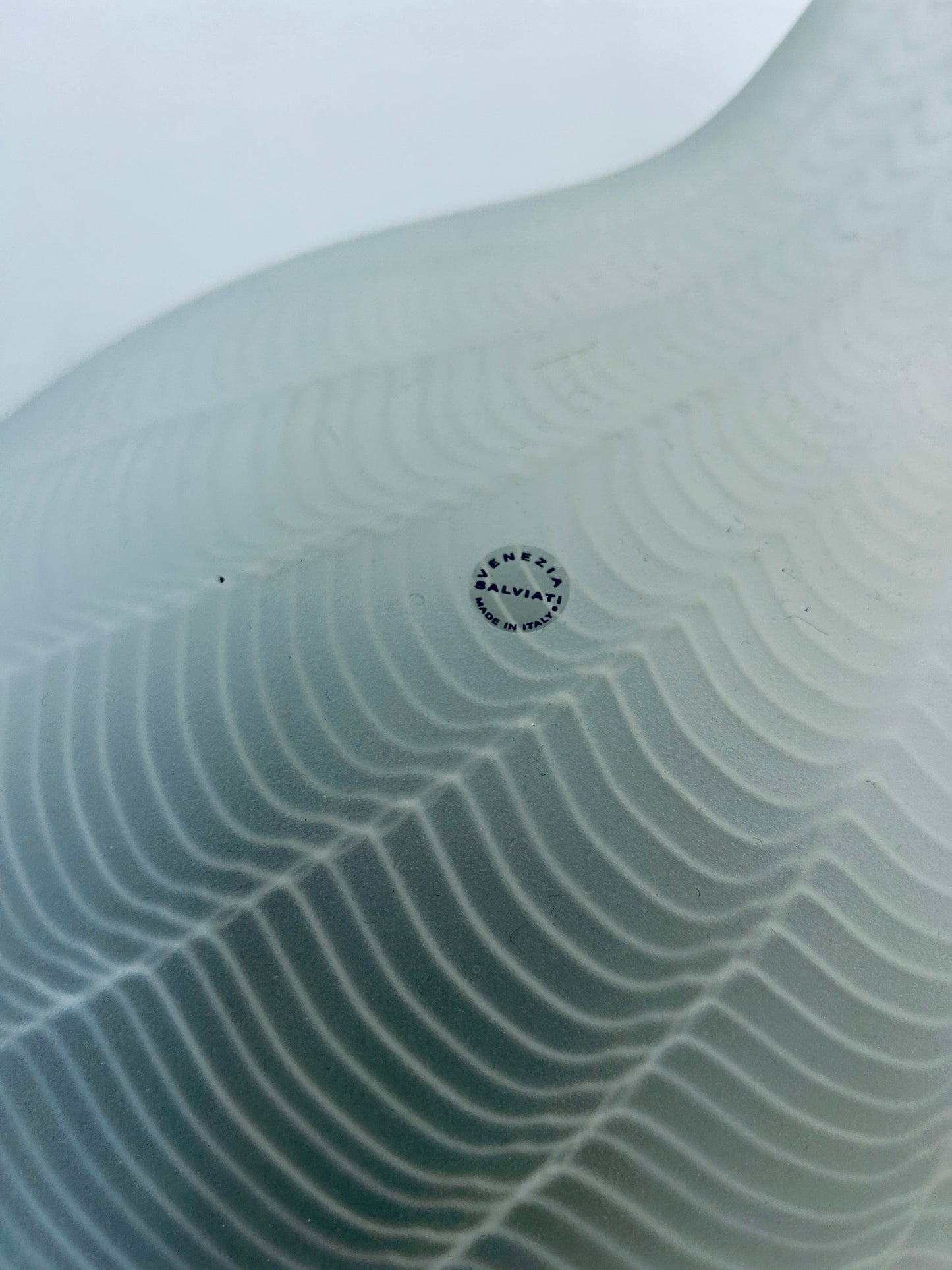 Vase en verre de murano « Ripple », Studio Dillon, Salviati, 2004