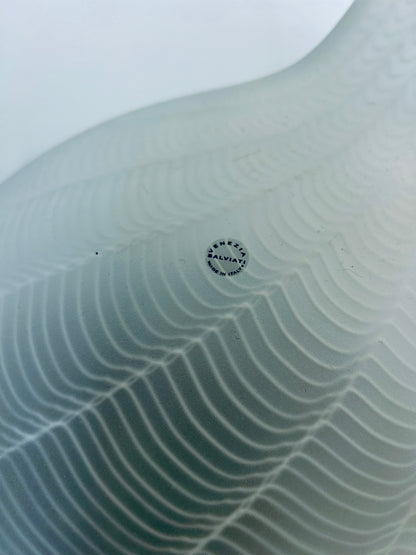 Vase en verre de murano « Ripple », Studio Dillon, Salviati, 2004