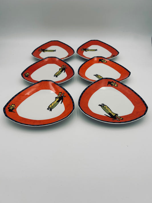 Assiettes "Love Story", Dorothy Hafner, Rosenthal, 80s