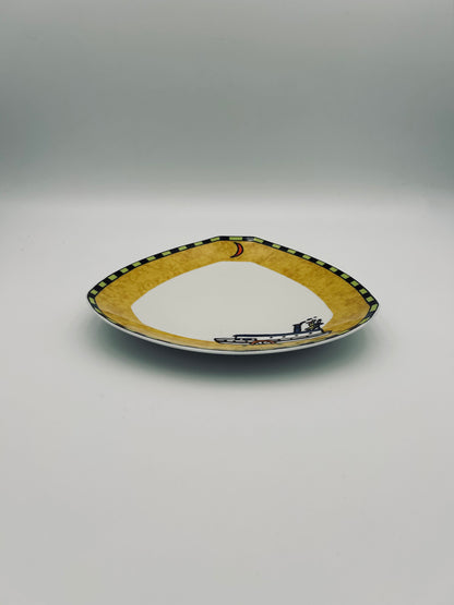 Large yellow plates by Dorothy Hafner, Rosenthal, 1980s